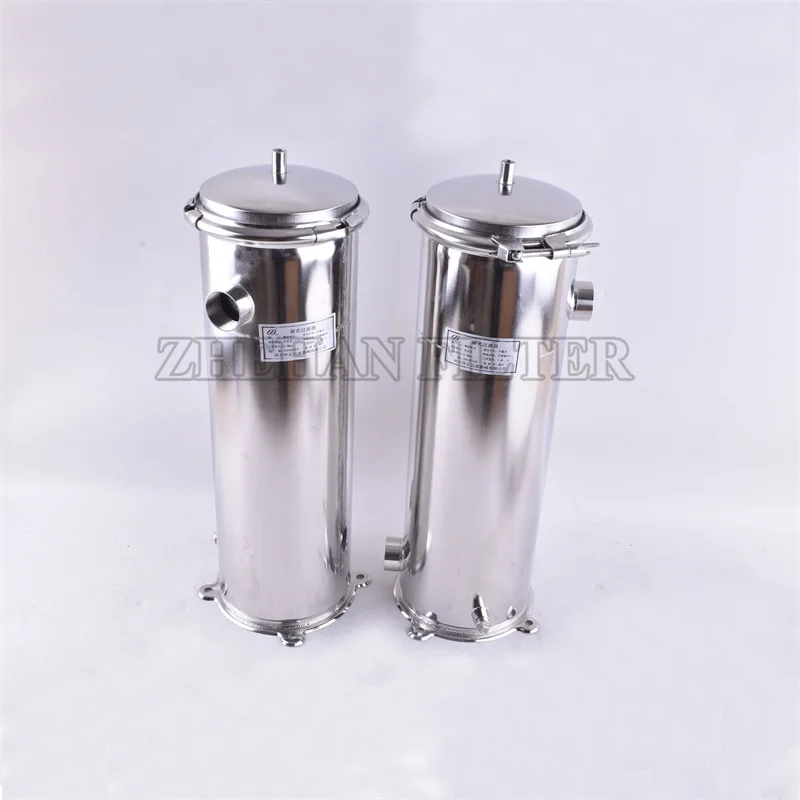 in stock Stainless steel 304 316 diameter 200mm bag filter replaceable apartment water treatment filter mesh bag