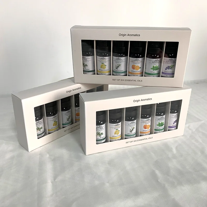 China Natural wholesale skin care Essential oil gift set 3/4/5/6/8/10/12pcs/set Perfume Fragrance Oil for Diffuser Massage