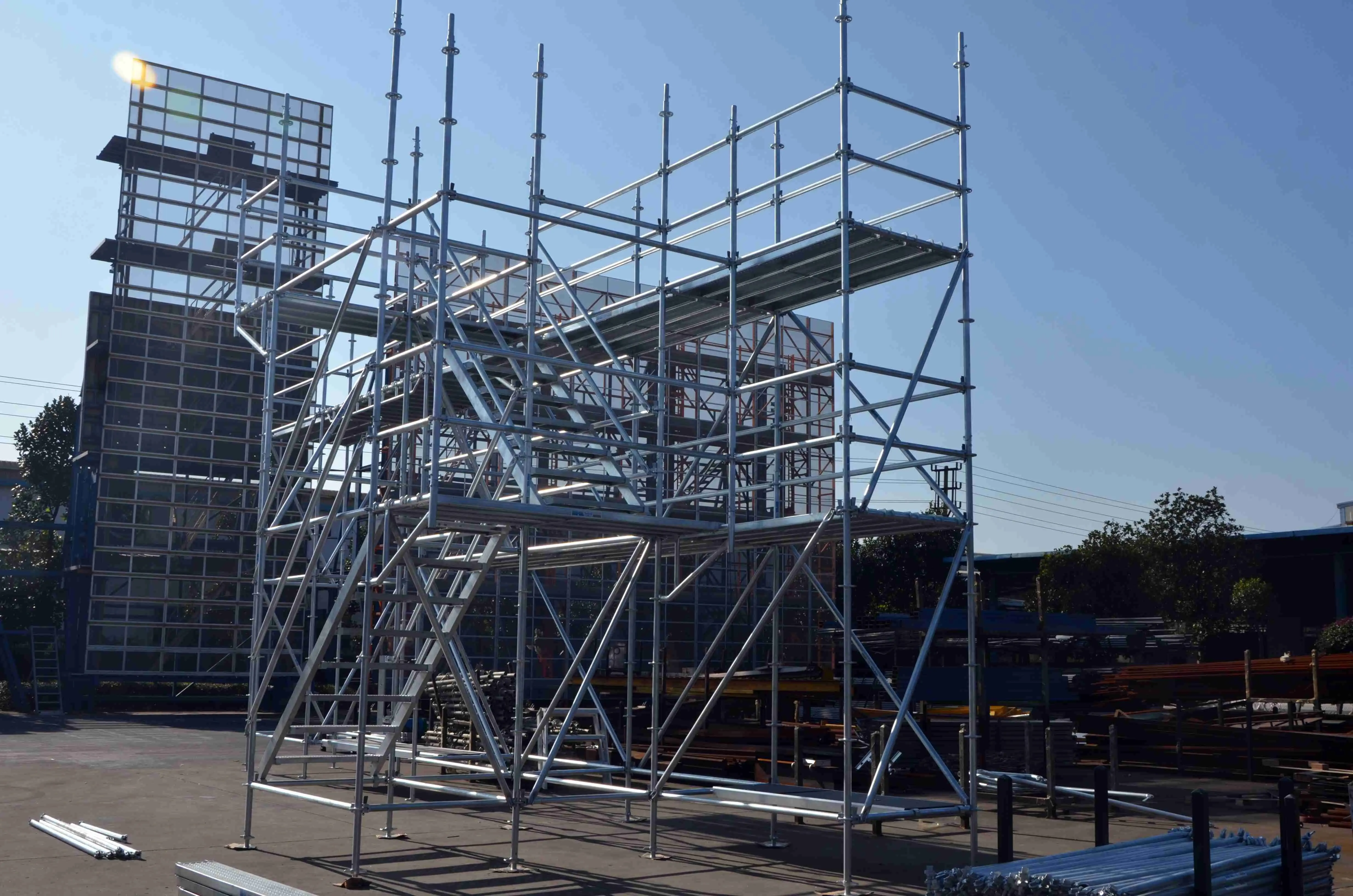 Steel Ringlock Scaffolding System Hot Construction Low Price Ringlock Scaffolding