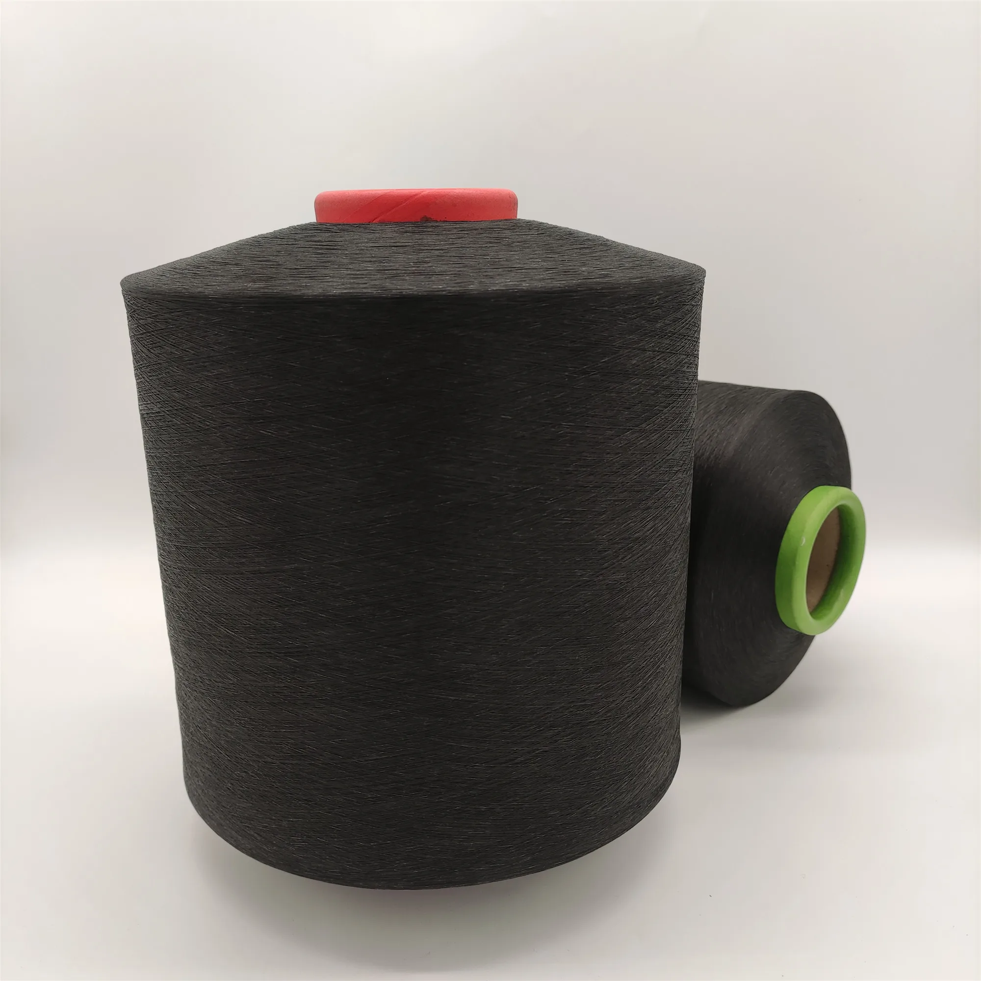 Cheap price black air covered nylon yarn 40/70 ACY for weaving knitting