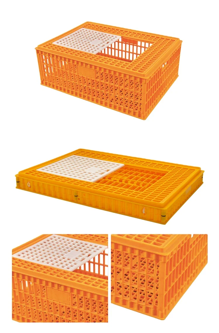 Chicken Transportation Cage Plastic Material Circulating Animal Cage