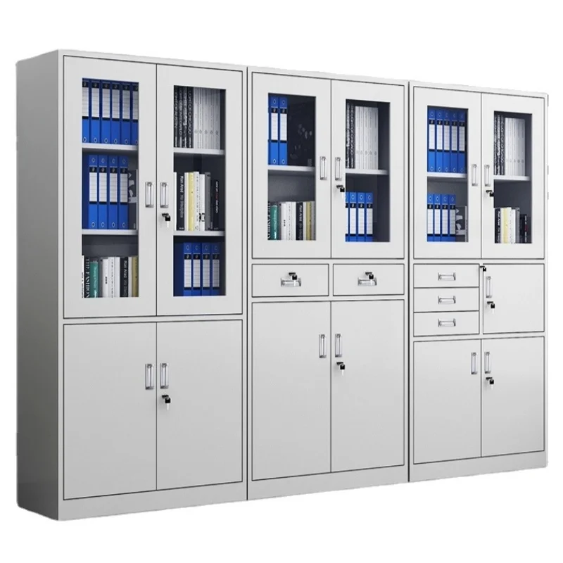 OEM Custom High Quality Steel Filing Cabinets Double Door Metal Storage with Bending Type Sheet Metal Fabrication