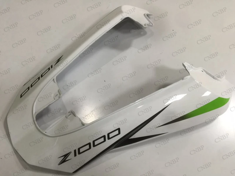 Комплект обтекателей Z 1000 10 11 на весь корпус 2010 Обтекатели для Kawasaki Z1000 - 2013 уличная версия Зеленый Белый