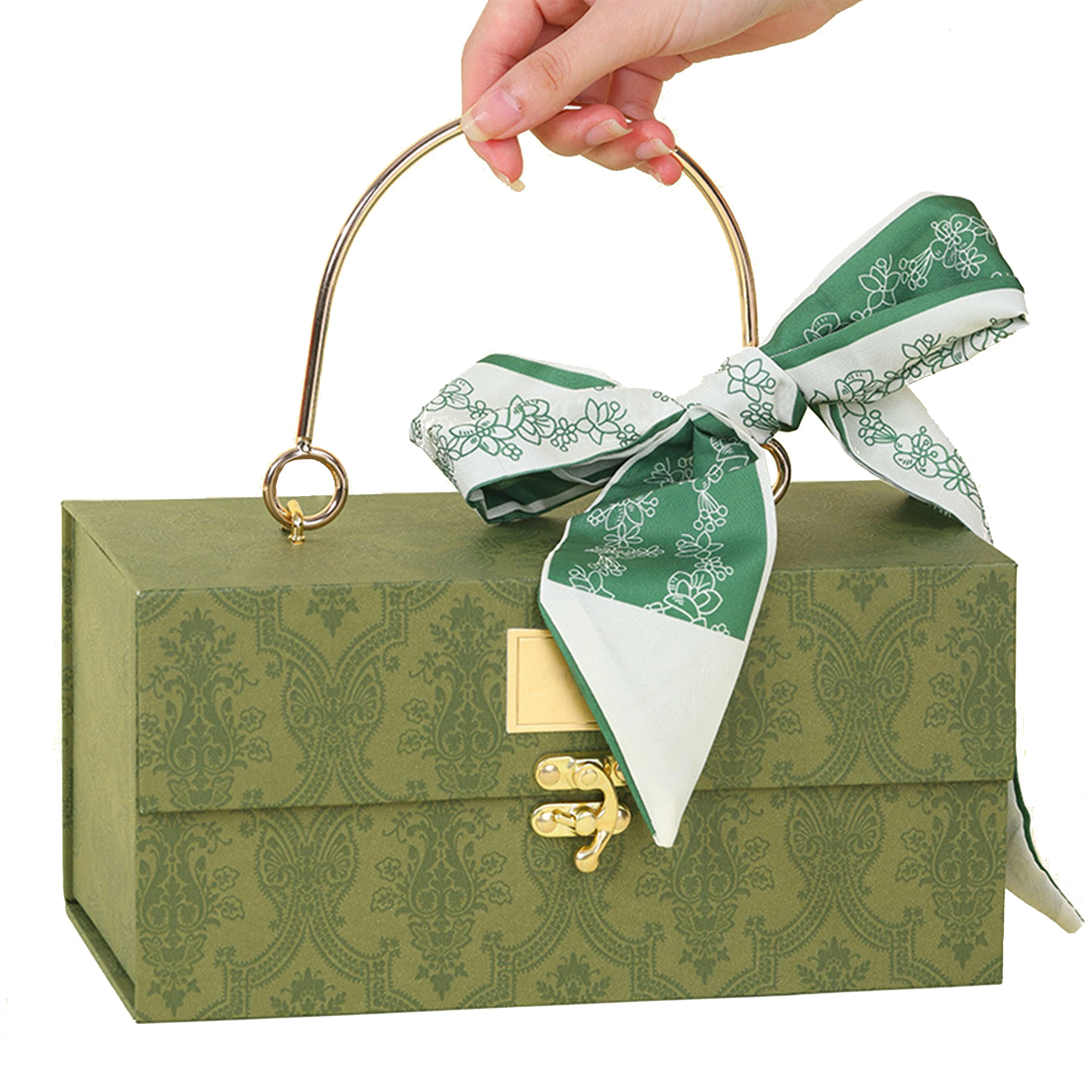 Luxury suitcase product box beauty feminine package Popular product custom box