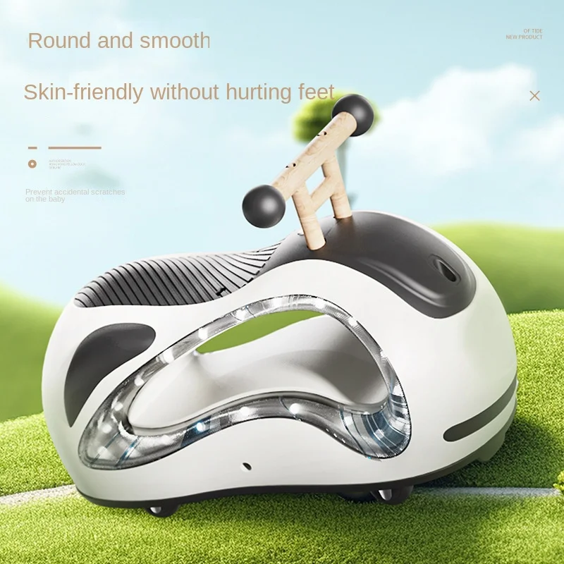 Electric Peanut Car Twister Silent Universal Roller Slide 1-3 Year Old Children Anti-Fall Anti-Rollover Scoot First Birthday