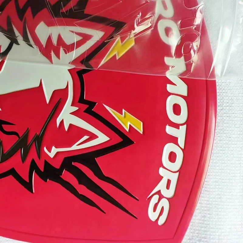 Genuine Silicone Sticker With 3m Glue Labels 3d Mold Label Flat Rubber Heat Transfer For Shirt New Fashion Tpu Care For Clothing