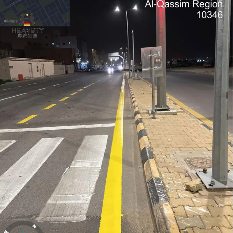 Traffic paint lines equipment road tracking marking line paint machine