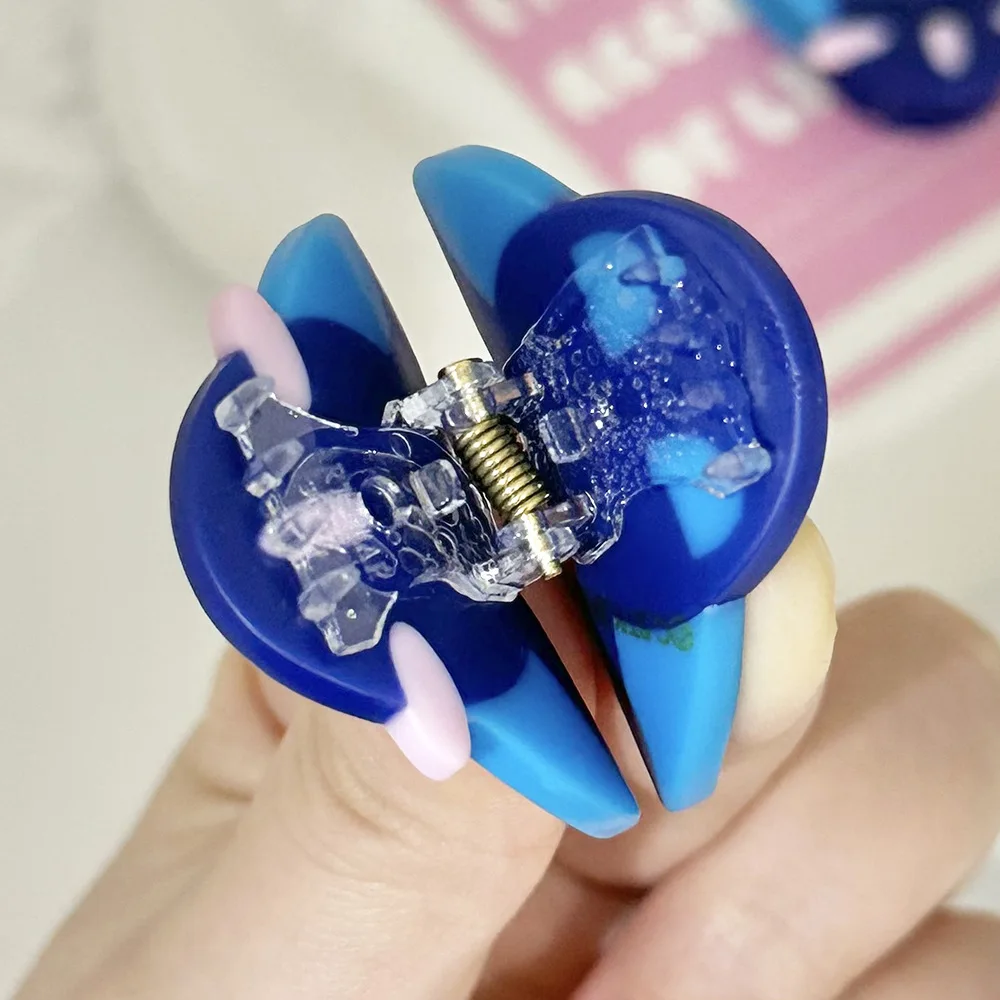 HONEY Holy Festival Cartoon True Acetate Hairpin Cute Mocha Girl Sakura Mask Creative Hairpin Little Cosby Edge Clip Girl