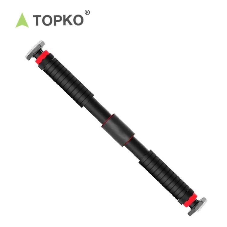 TOPKO power training gym bar door frame horizontal pull up bar