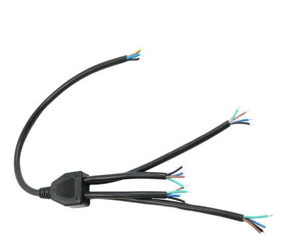 3 Pin 1 до 4 Y Кабельный разъем нейлон водонепроницаемый силовой разветвитель разъем IP67