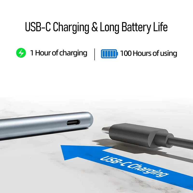 Tilt Function MPP2.0 4096 Level Pressure Magnetic Active Touch Screen Stylus Pen with Palm Rejection for Microsoft Surface