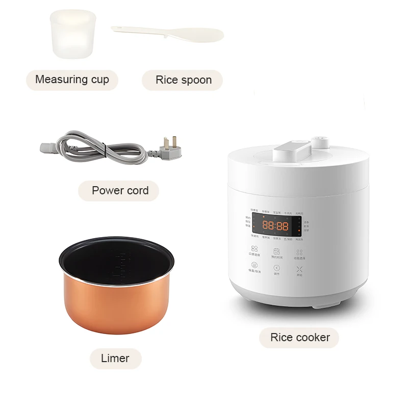 Electric pressure cooker household multifunctional cooking rice stew microcomputer open lid can be booked rice cooker pres