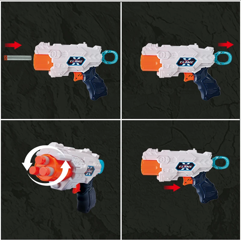 Top Seller Dinosaur Theme Movable Targets Safe Toy Gun Floating Ball Shooting Game  christmas gift