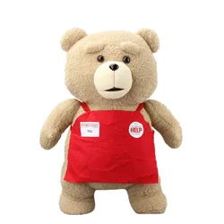 A875 46cm TED Plush Movie Teddy Bear 2 Plush Doll Toys In Apron styles Soft Stuffed Animals Plush Toys Animal Dolls for Kids