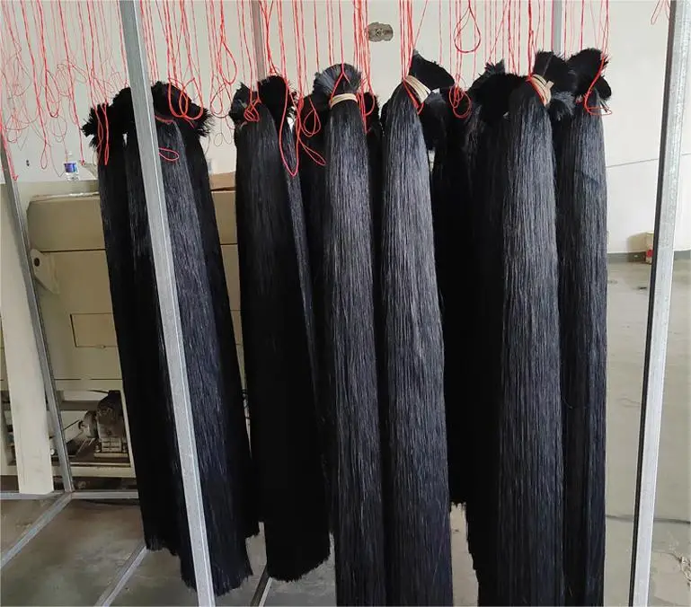 Matte Black Color synthetic PBT Filament Raw Material for False Eyelash Extension eyelash brush filament