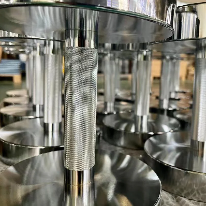 New steel gym strength equipment steel dumbbells  Weight Training Electroplated dumbbell