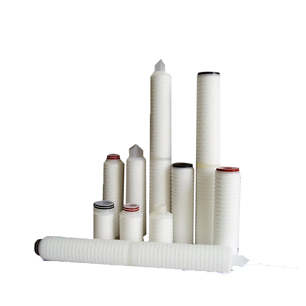 Water Treatment Machinery 1 Micron Pp Pleated Membrane Filter Element For Liquid Filter