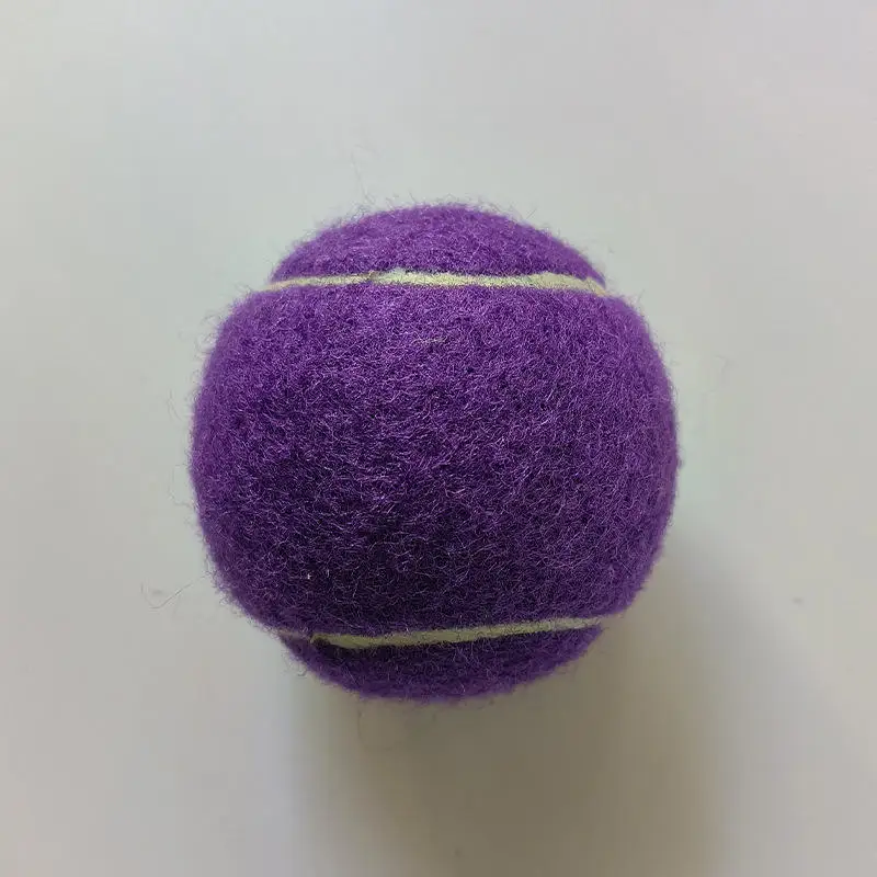 Professional Wool Rubber Tennis Ball High Resilience Tennis Practice Ball for School Club Competition Training Exercises