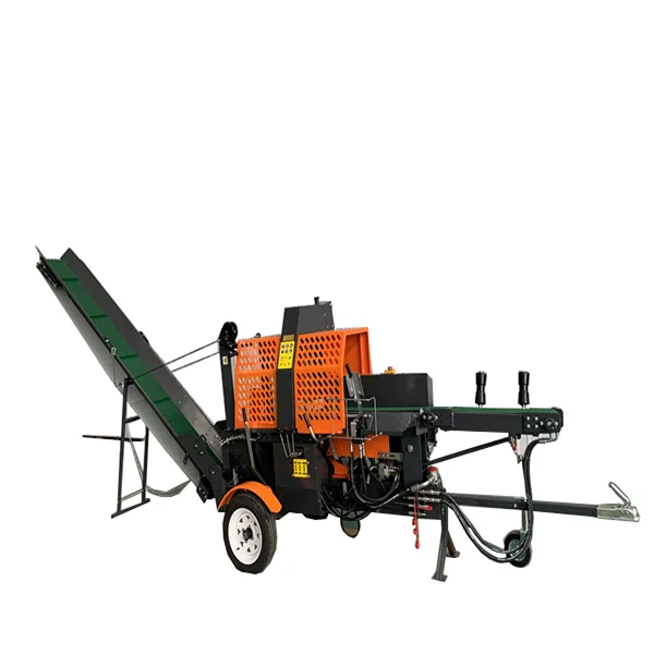 forestry firewood cutting and splitting machine ,wood log splitter gasoline with 20 inch Stihl chainsaw