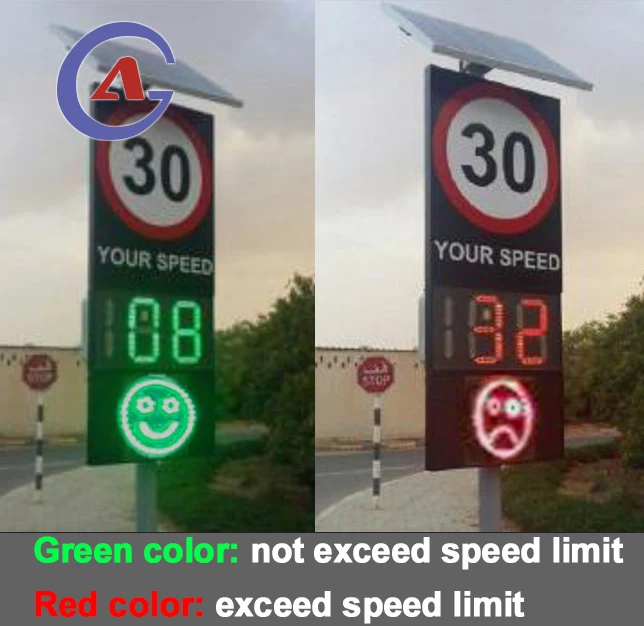 radar trafico 24 ghz doppler radar speed sensor sign