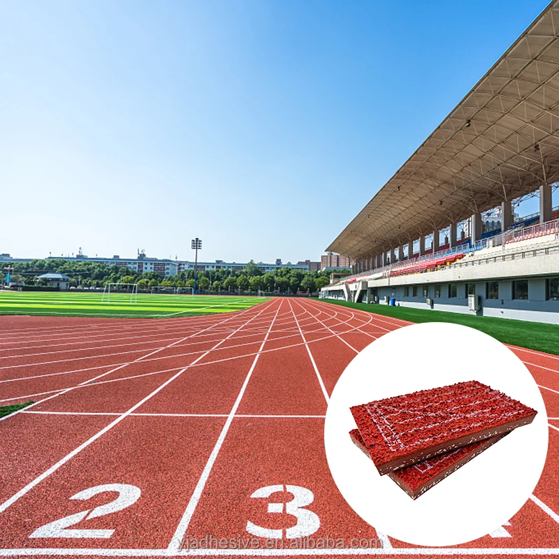 Factory Price IAAF Approved Synthetic Surface Rubber Running Track Surface Running Track Pain Outdoor Indoor Running Tracks