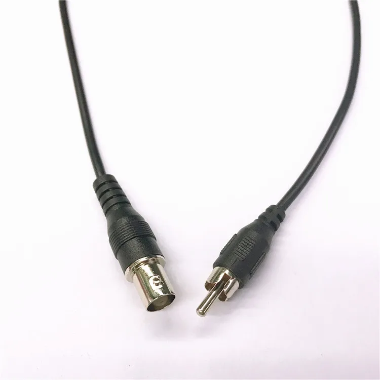 BNC female to RCA Male coaxial  CCTV camera cable assembly