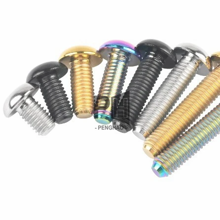 M3 Titanium Torx Screws Hex Socket Cap Head Screws Titanium Hex Bolts for Motorcycle Bicycle Retrofit Model Tool RC