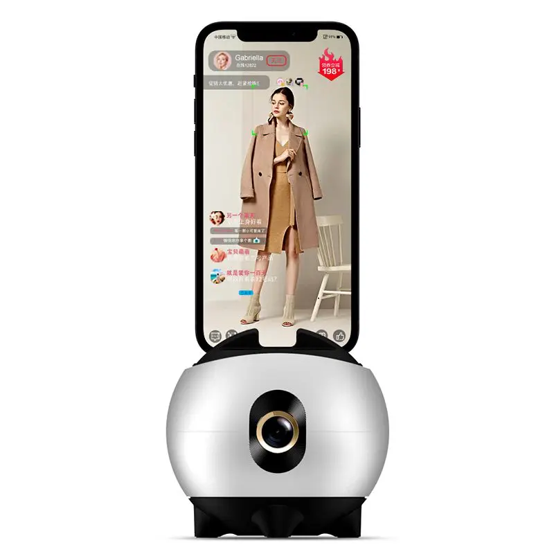 U-3 No Need APP Live Vlog Camera Selfie Robot 360 Rotating Auto Face Tracking Smart Shooting Phone Selfie Holder