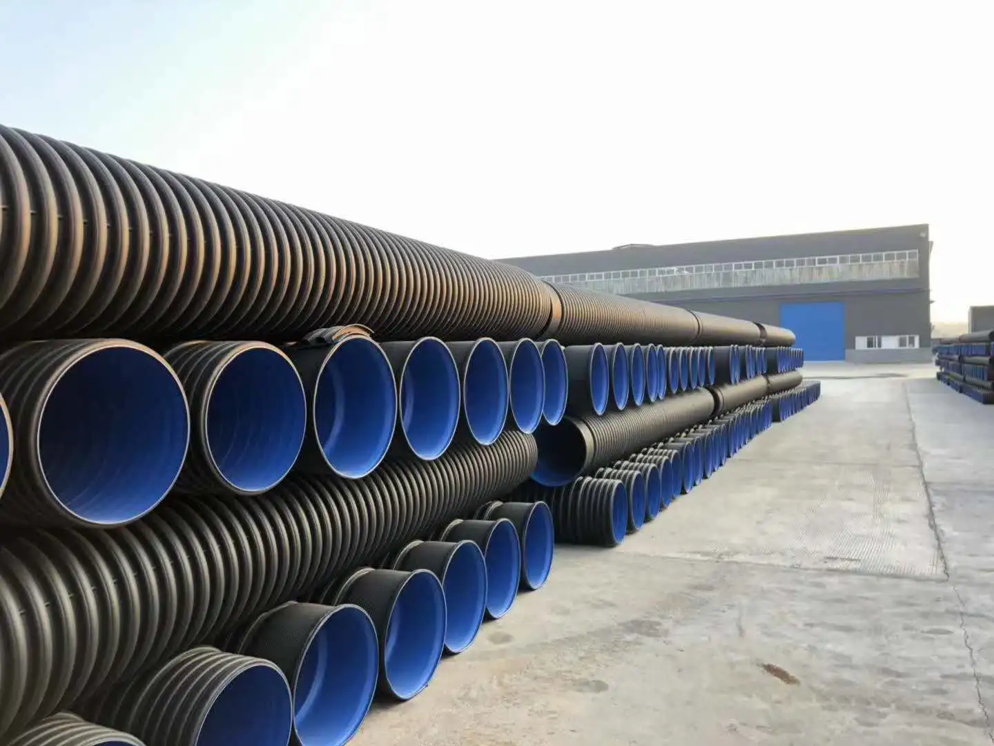2021  High quality china pvc corrugated irrigation pipe production line