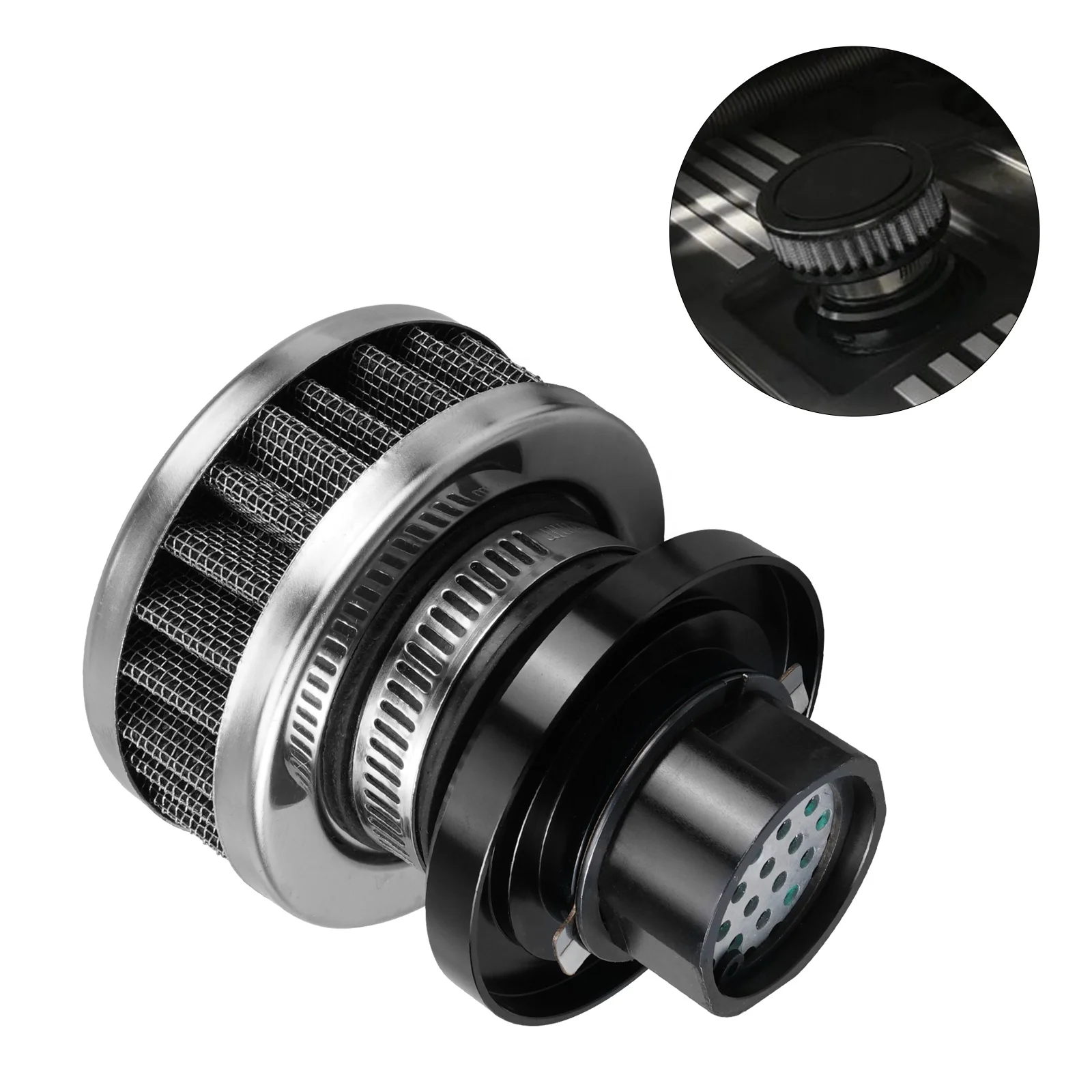 Bevinsee N54 Aluminium Oil Fill Crankcase Breather Cap Cover for BMW E90 E91 E92 E93 E60 E61 E82 E88 E89 Z4 335i 335is 535i 135i