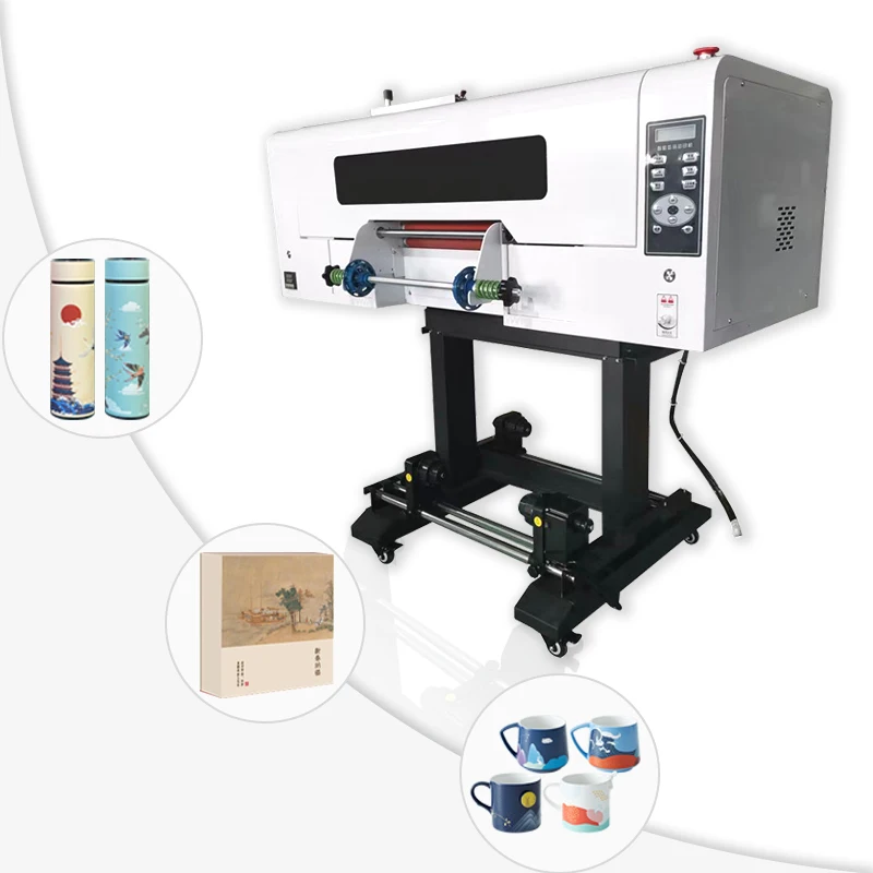 Okai High Speed Crystal Sticker Small Format 31cm Uv Printing Machine A3 Uv Dtf Printer