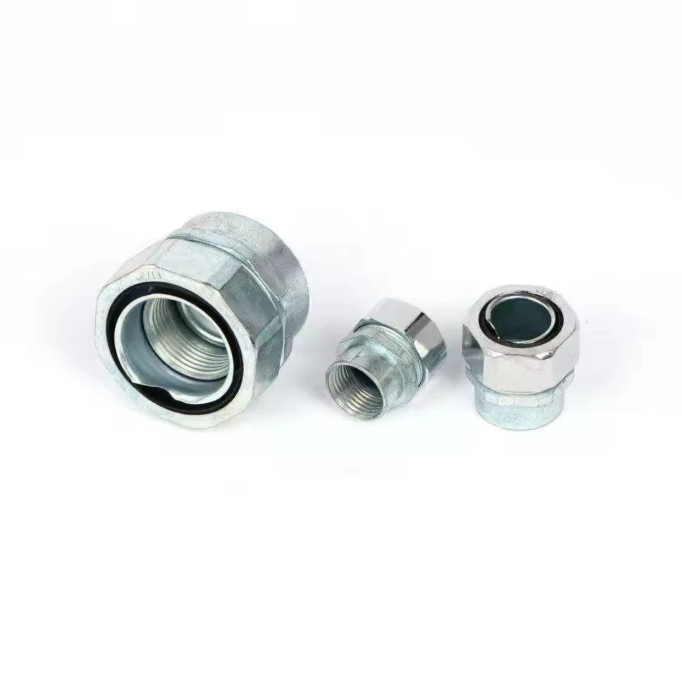 5/16 Inch DPN Connector Zinc Die Cast Electrical Waterproof Threaded Flexible Metal Conduit Connector