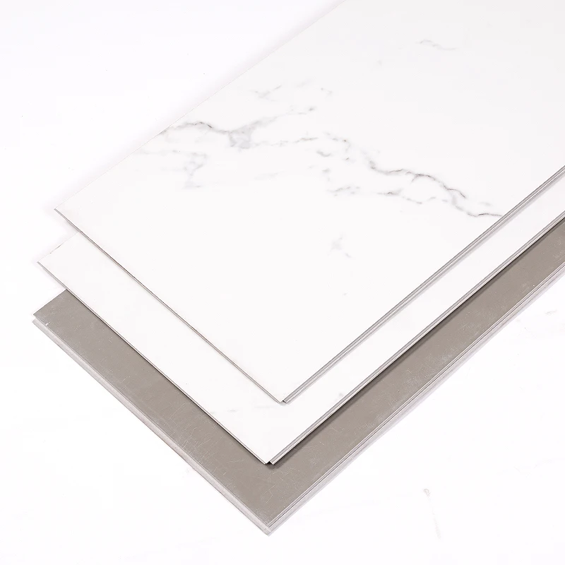 click lock interlocking vinyl planks spc vinyl flooring marble