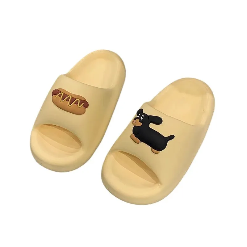 Summer Simple Soft Sole slippers Open Toe Non-slip Eva Outdoor/indoor Bathroom Wear slippers Soft Sole Shoes