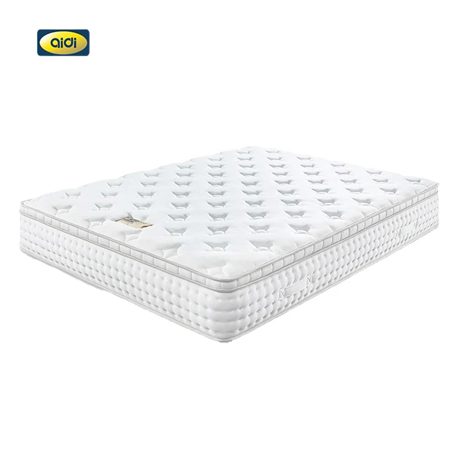 AIDI Manufacturer Hotel Bed Luxury Roll Up Packed Customized In Box Single Spring Mattress Memory Gel Grid Latex Mattress