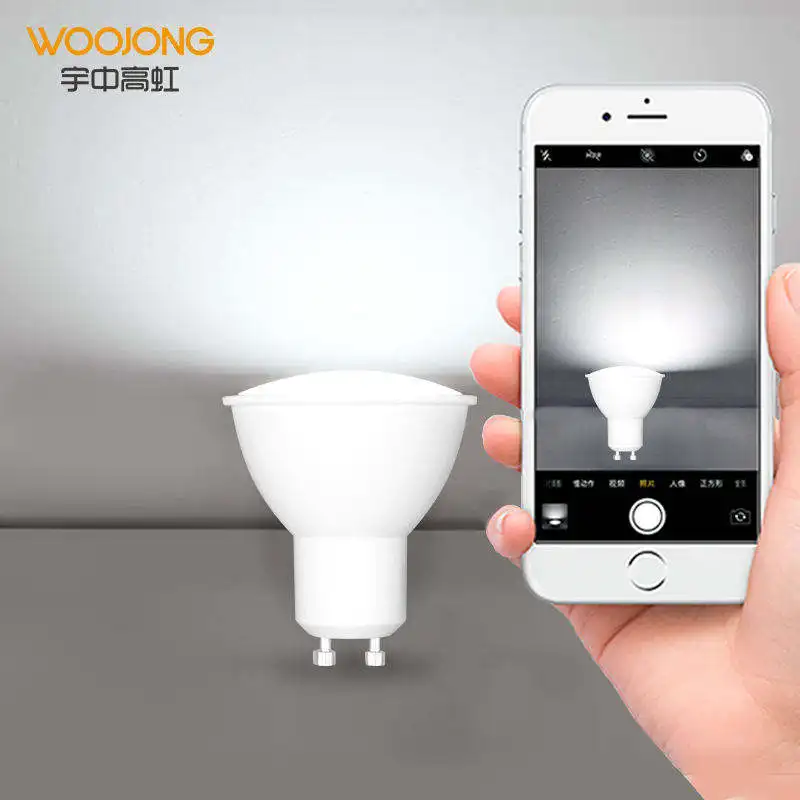 WOOJONG High Quality MR16 GU5.3/10 LED Bulb 5W 7W Indoor Lighting Plastic Lanp with 2-year Warranty Used in Home and Office