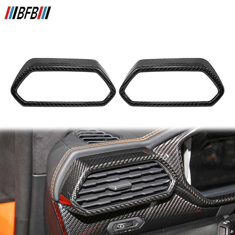 BFB Interior Accessories For Car Carbon Fiber Air Outlet Cover Trim  For Lamborghini Urus 2018-2022