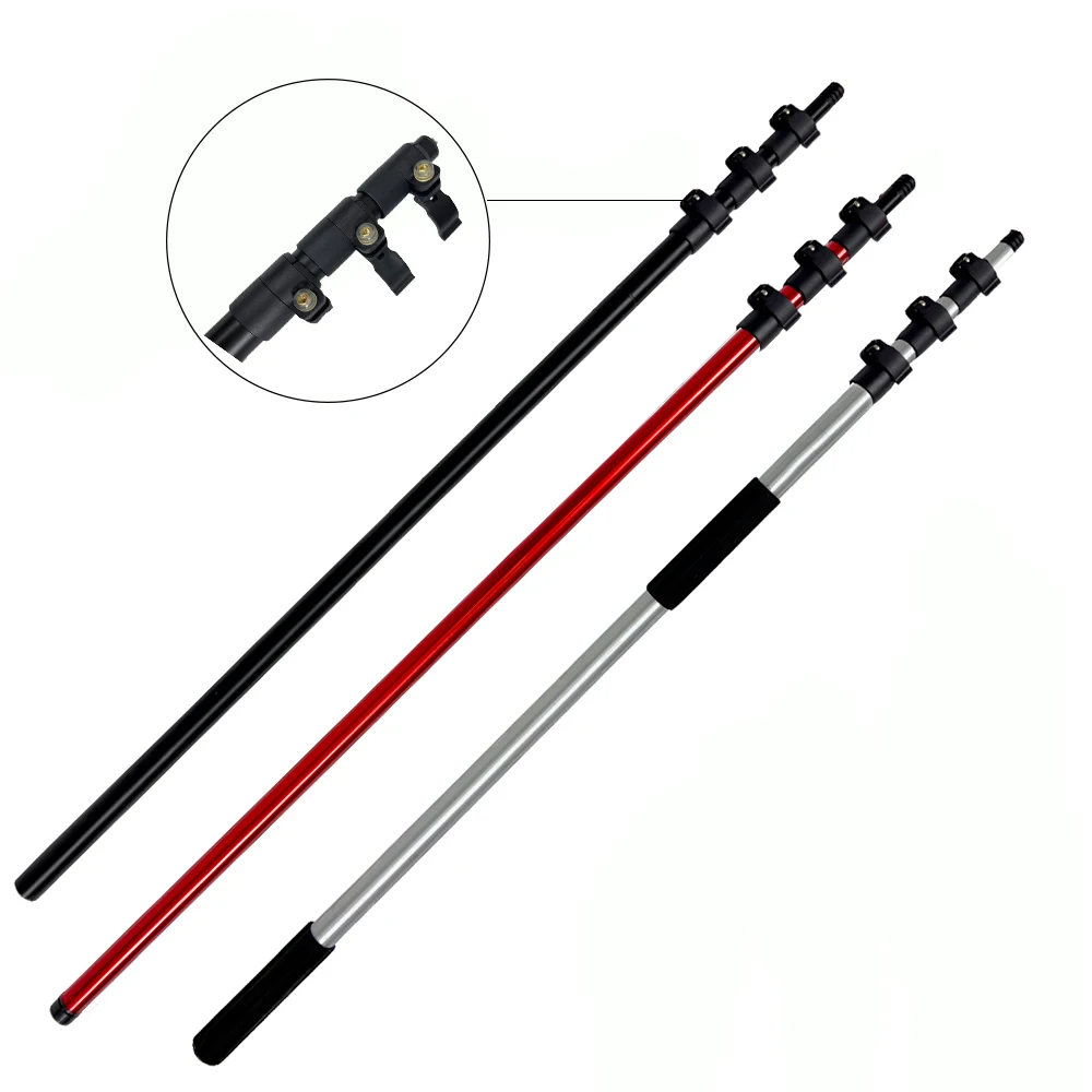 2024 Hot Selling Multi-Purpose Aluminum Telescopic Pole 50% Custom Pool Skimmer Pole for Household Cleaning Tools & Accessories