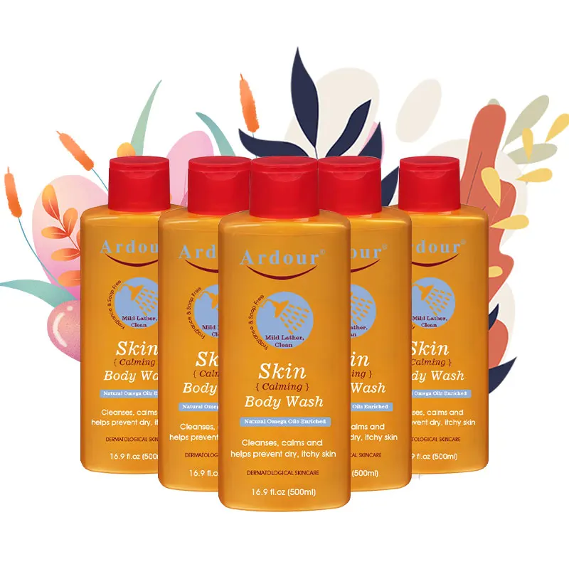 wholesale Dry Normal Skin Moisturizing BODY wash Fragrance Soap and Dye-free Skin Calming Body Wash