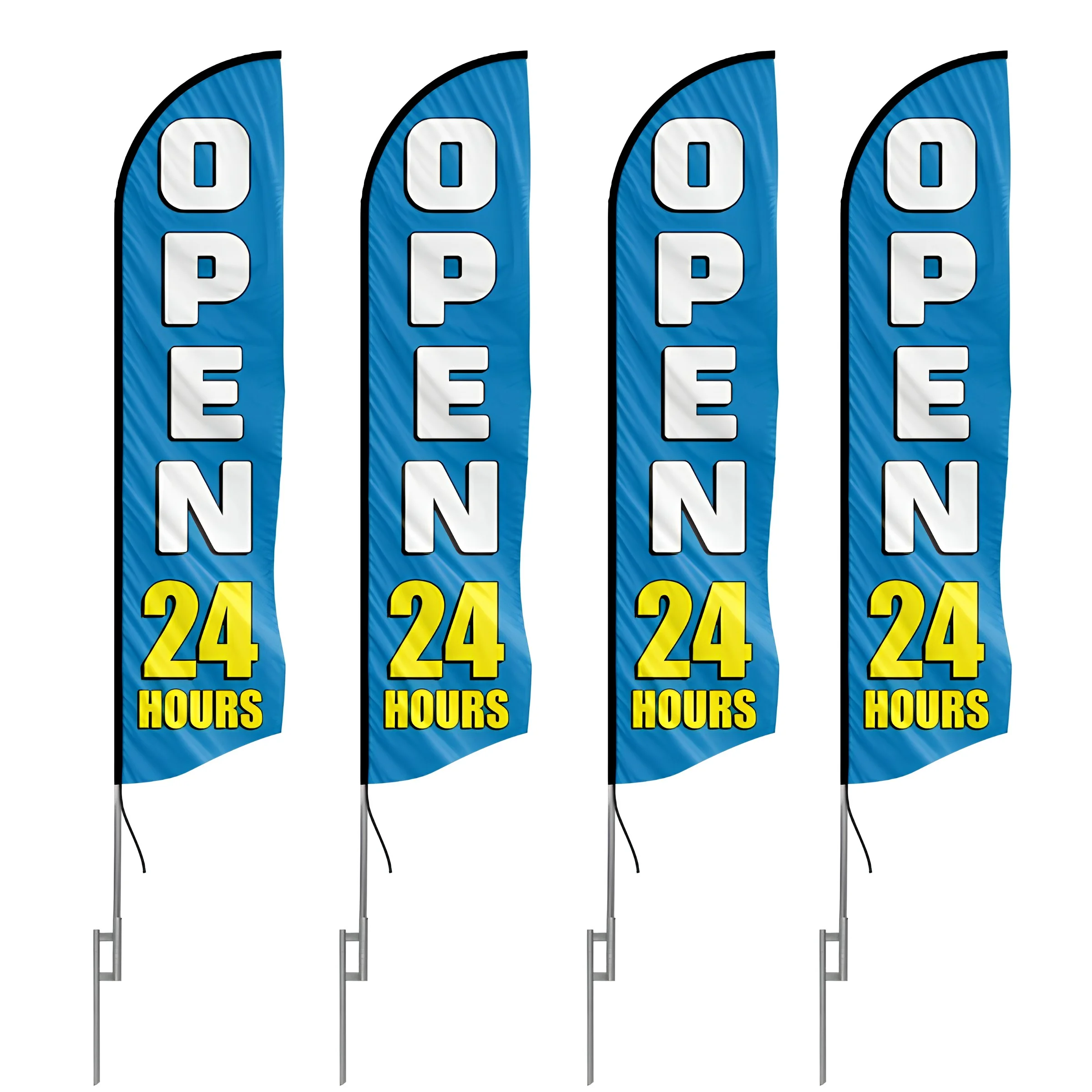 Advertising Wind Outdoor Custom Flying Banners Teardrop Flag Feather Flag Banners Tear Drop Beach Flags