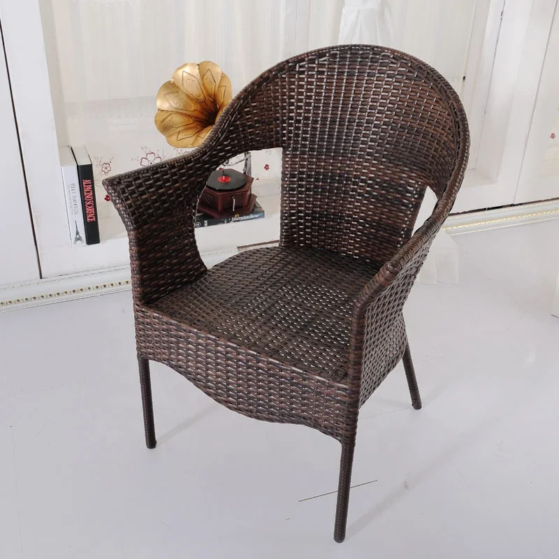 Rattan furniture dining table and chair