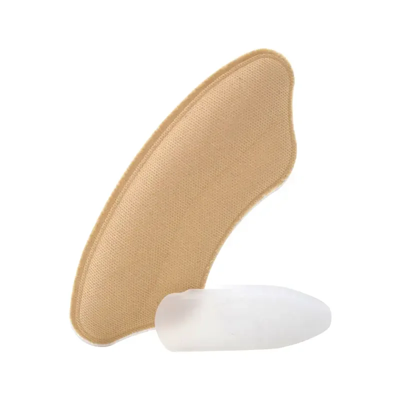 Strong paste, self-adhesive leather high heel sports foot bed for elasticized shoes to prevent heel pad from being too large.