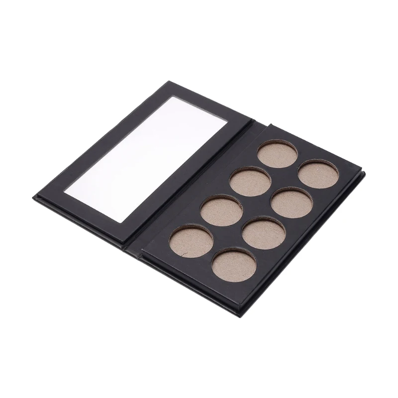 Wholesale Custom New Designed Eyeshadow Palette Paper Cardboard Packaging Box with Mirror for Makeup Tools