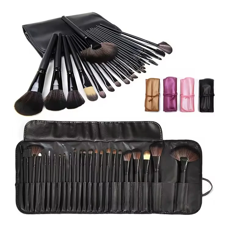 Free Sample Private Label 24 Pcs Professional Makeup Brush Eyeshadow Foundation Powder Cosmetic tools Makeup Brush set Tools Kit