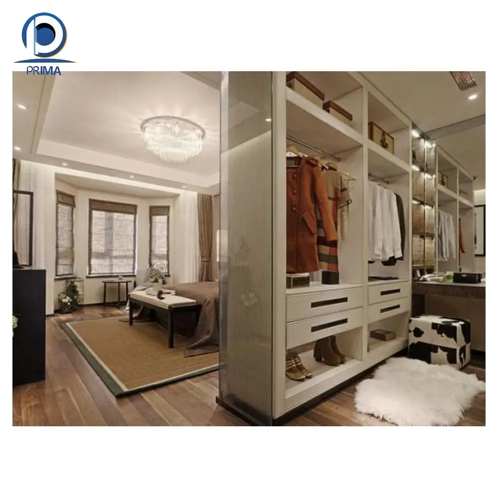 CBDMART Step Into Pure Luxury: High End Walk-In Wardrobe with Custom Storage Solutions