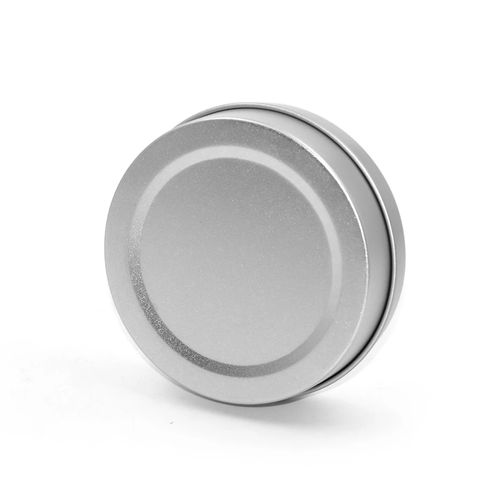 Круглая металлическая жестяная коробка для конфет и мяты
