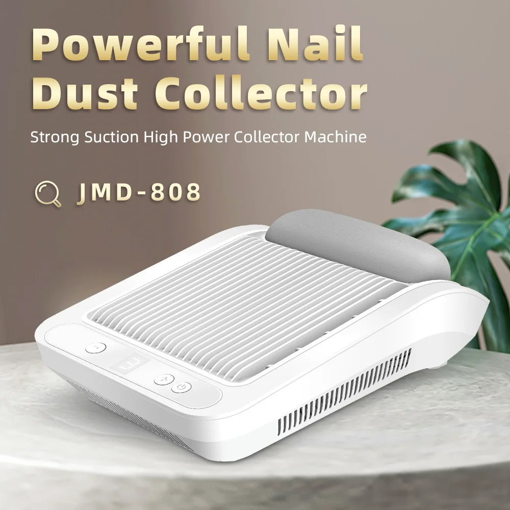 Jimdoa 60W Nail Dust Extractor Powerful Nail Dust Collector Fan Electric Powerful Nail Vacuum