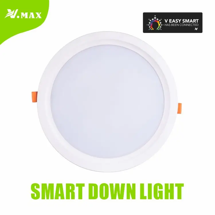 VMAX intelligent Led downlight ceiling light round recessed LED Down light indoor aluminum 30w cob led downlight