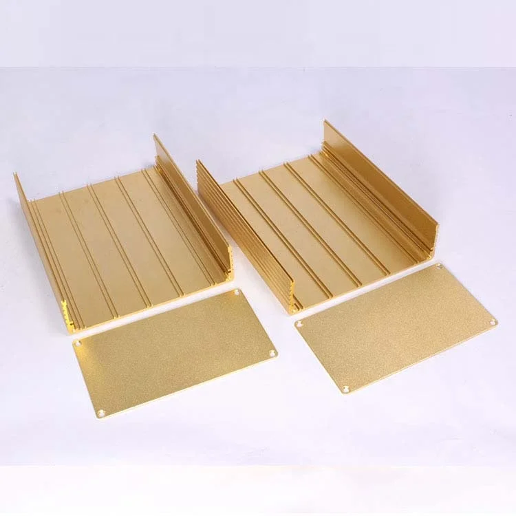 Aluminum Extruded Electrical Equipment Plc Boxes Enclosure DIY Customization Split Body Metal Electronic Terminal Block Case