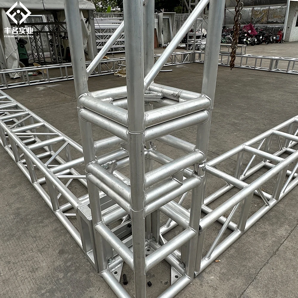 Strong corrosion resistance aluminum alloy truss portable event party lighting stage truss truss aluminum for led screen